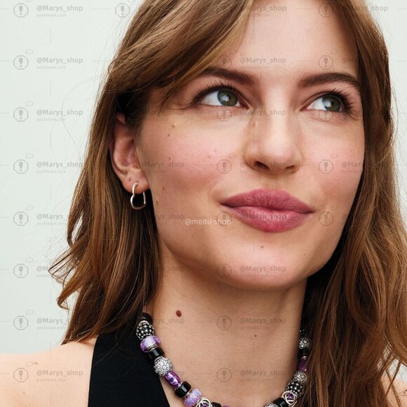 Pandora February Purple Eternity Circle Charm - Picture 6 of 6